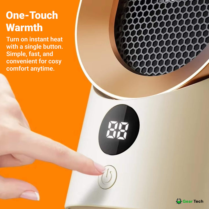 Lisslune | Energy-Efficient Space Heater for Small Rooms – Keep Warm This Winter with Quiet Operation