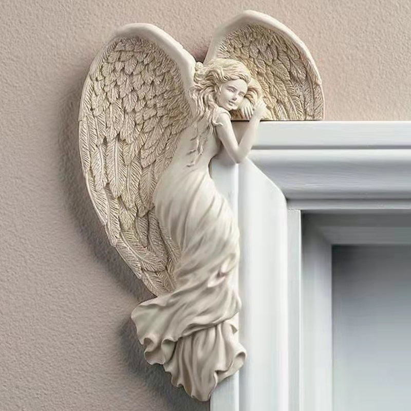 Lisslune | Angel Wings Door Frame Decoration made of Resin