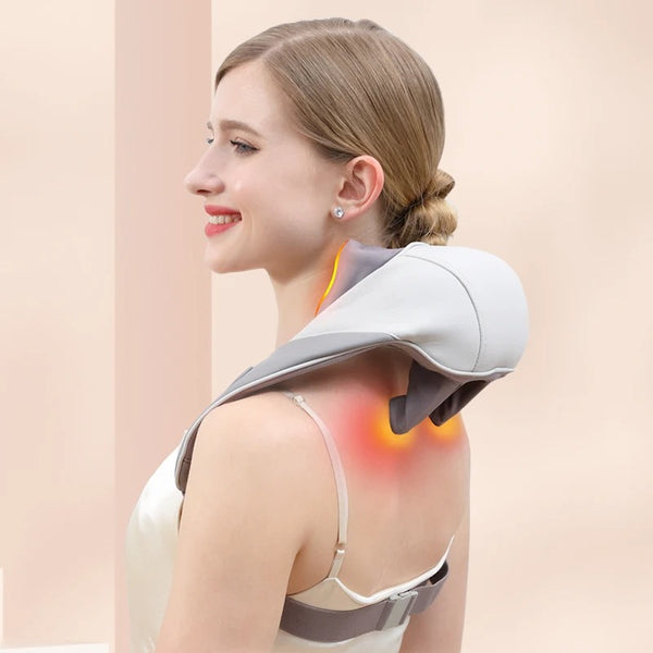 Lisslune | NeckEase Smart Neck and Shoulder Massage – Wireless Massager with Heat Therapy