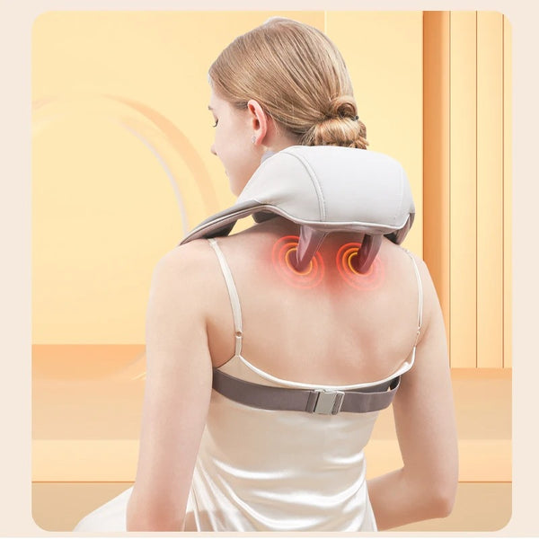 Lisslune | NeckEase Smart Neck and Shoulder Massage – Wireless Massager with Heat Therapy
