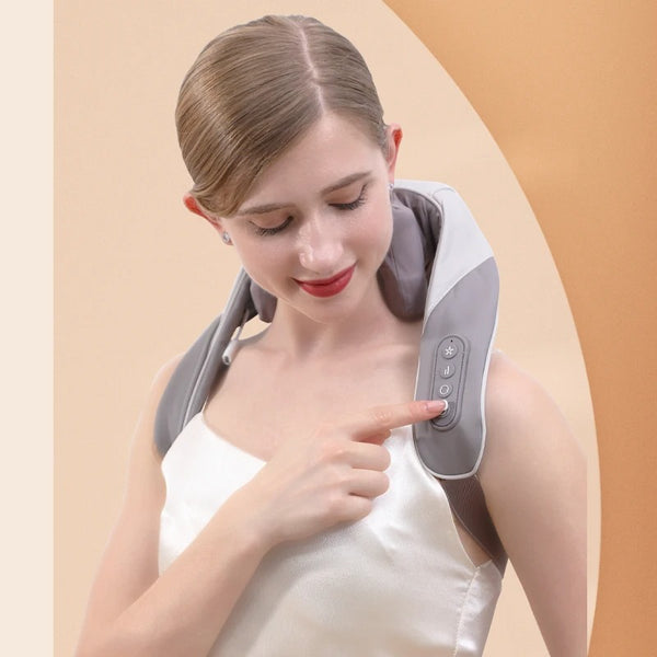 Lisslune | NeckEase Smart Neck and Shoulder Massage – Wireless Massager with Heat Therapy