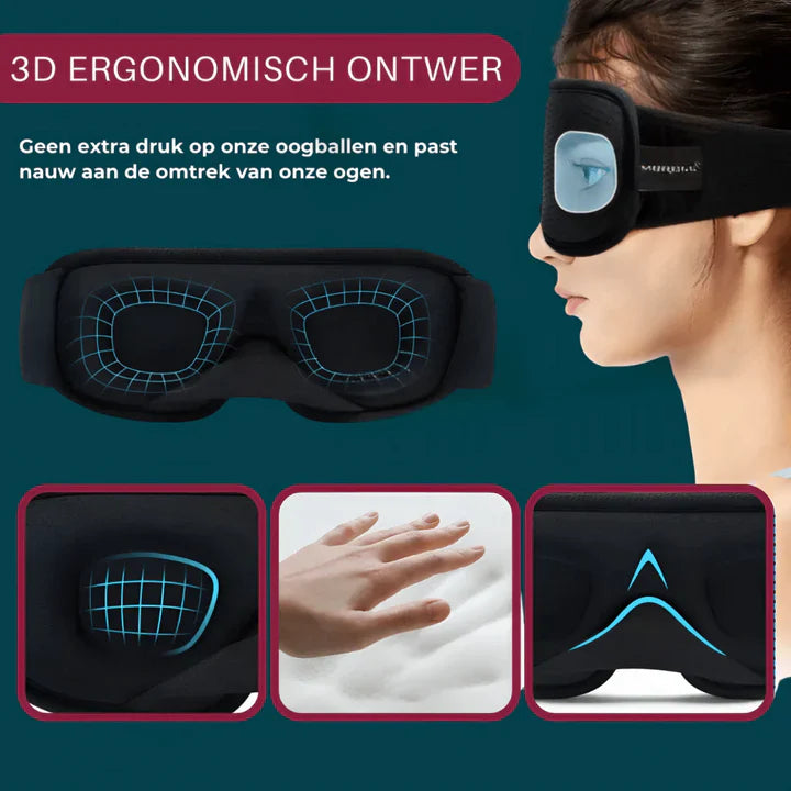 Lisslune | Ergonomic 3D Sleep Mask