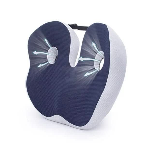 Lisslune | Non-slip seat cushion made of memory foam for travel & workplace