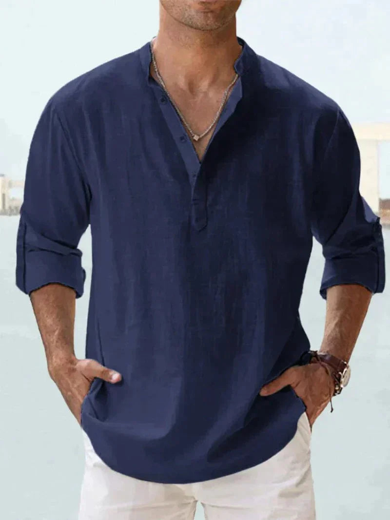 Lisslune | Linen shirt with breathable fabric
