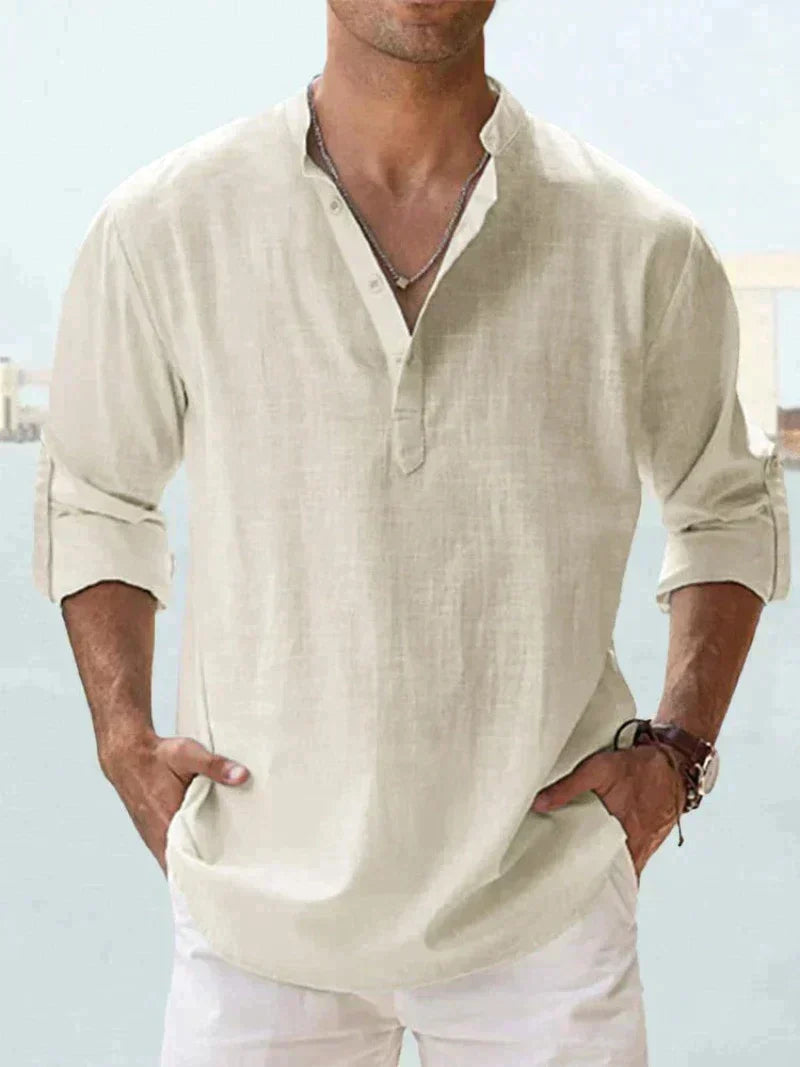 Lisslune | Linen shirt with breathable fabric