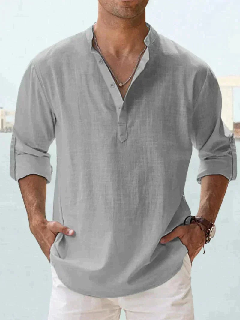 Lisslune | Linen shirt with breathable fabric