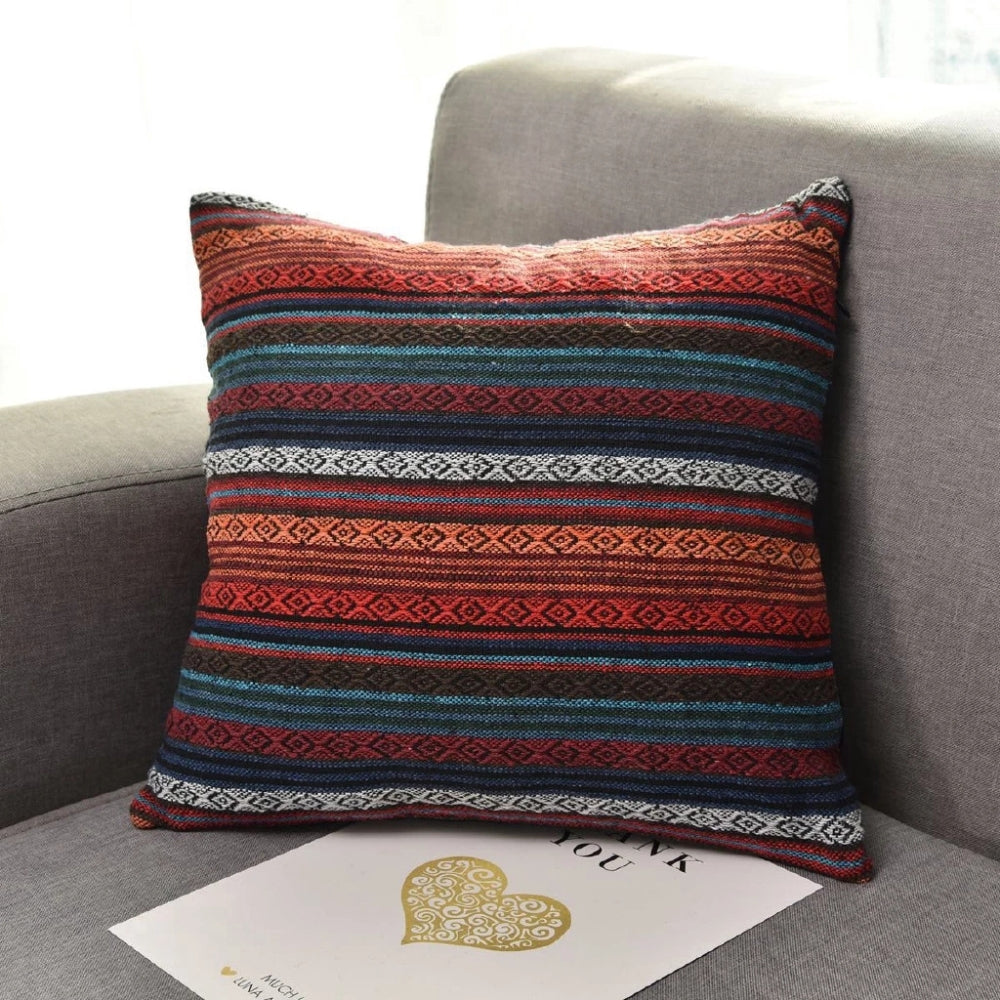 Lisslune | Ethnic Bohemian Geometric Cushion Cover
