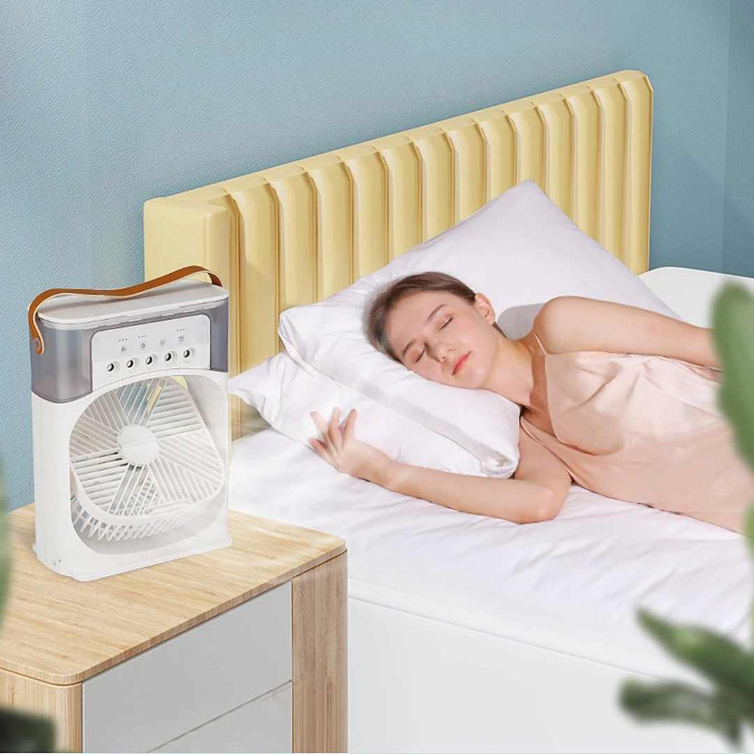 Lisslune | Evaporative 4-In-1 Mini Mobile Air Conditioning Fan