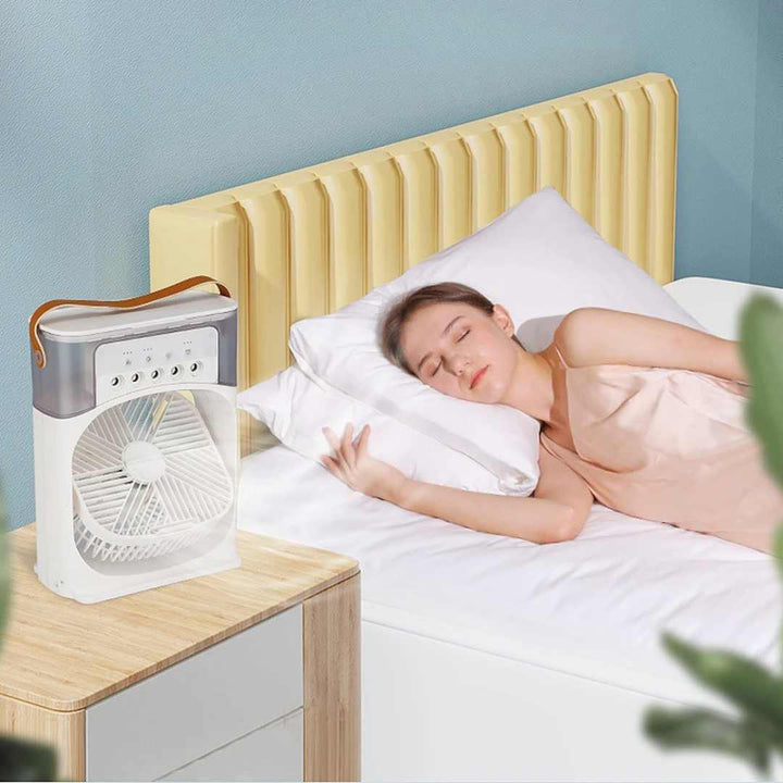Lisslune | Evaporative 4-In-1 Mini Mobile Air Conditioning Fan