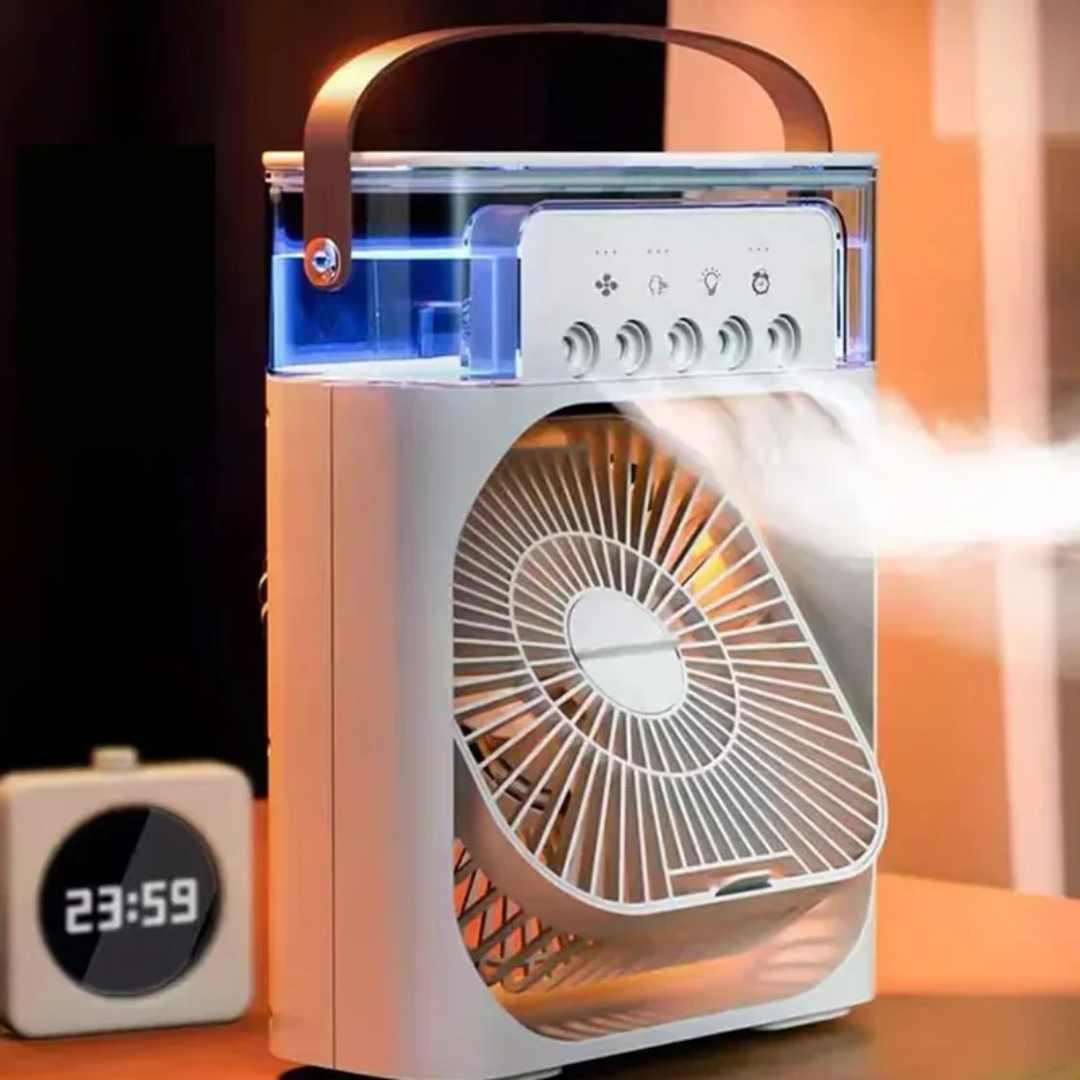Lisslune | Evaporative 4-In-1 Mini Mobile Air Conditioning Fan