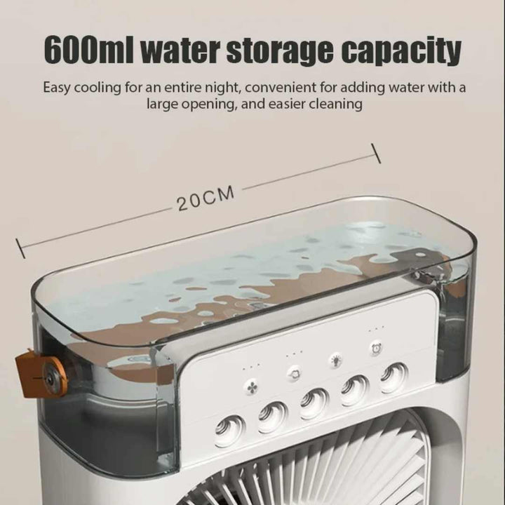 Lisslune | Evaporative 4-In-1 Mini Mobile Air Conditioning Fan