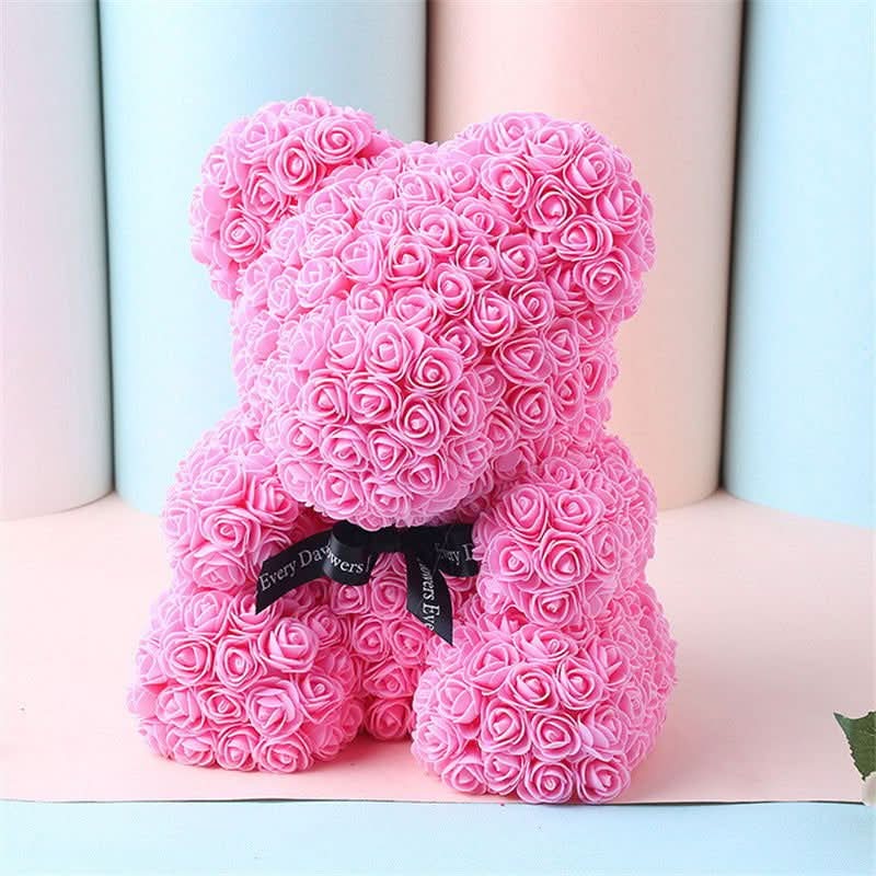 Lisslune | Rose bear as a timeless gift of love