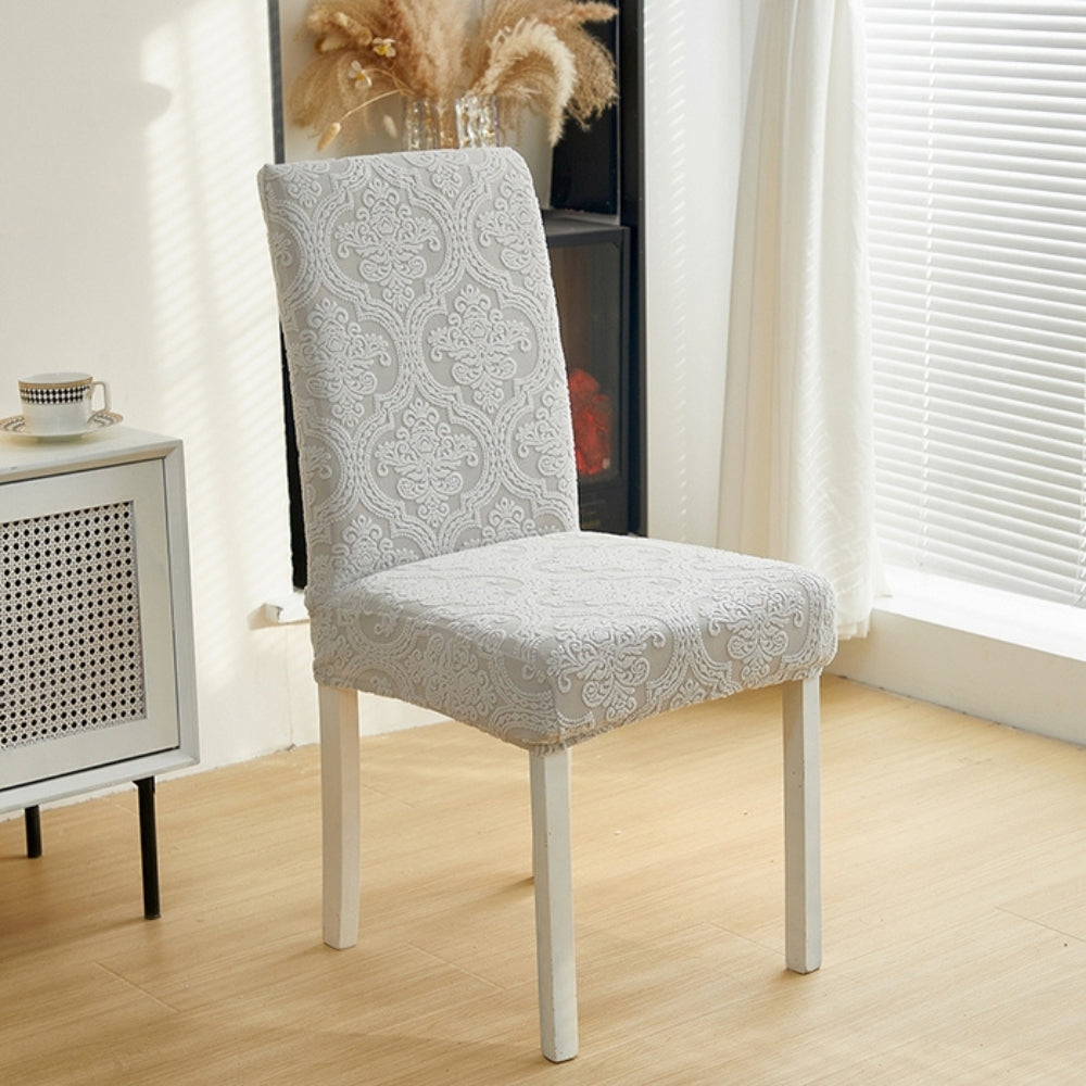 Lisslune | Evona Elegant Jacquard Chair Seat Slipcover
