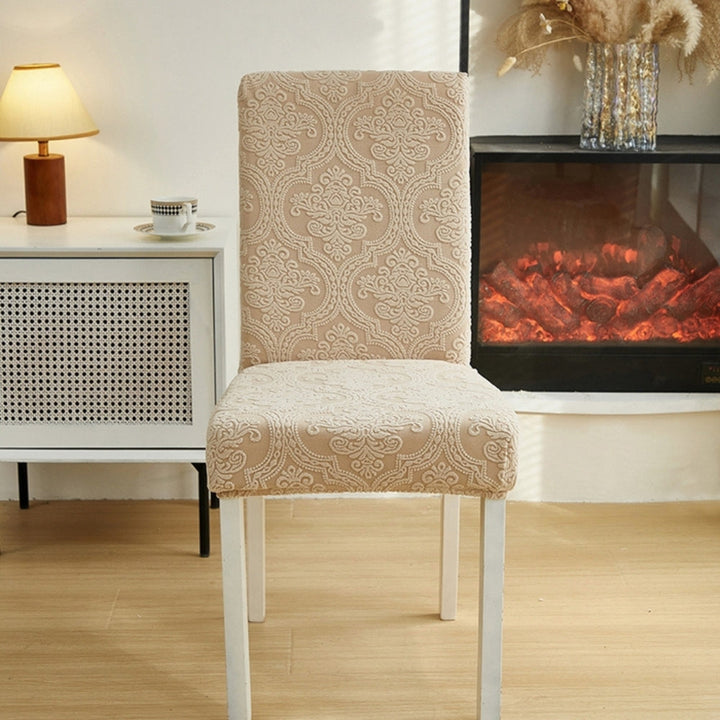 Lisslune | Evona Elegant Jacquard Chair Seat Slipcover