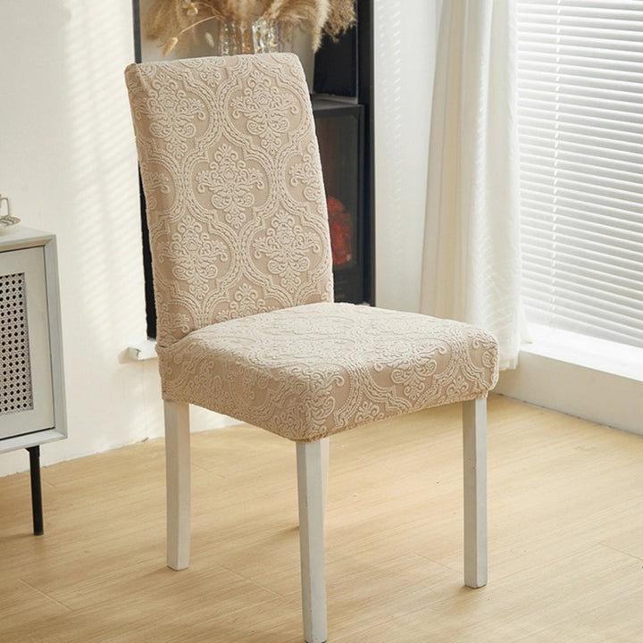 Lisslune | Evona Elegant Jacquard Chair Seat Slipcover