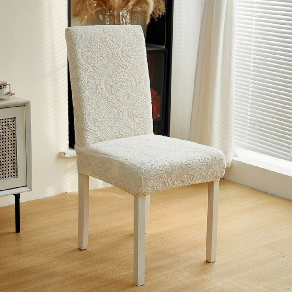 Lisslune | Evona Elegant Jacquard Chair Seat Slipcover