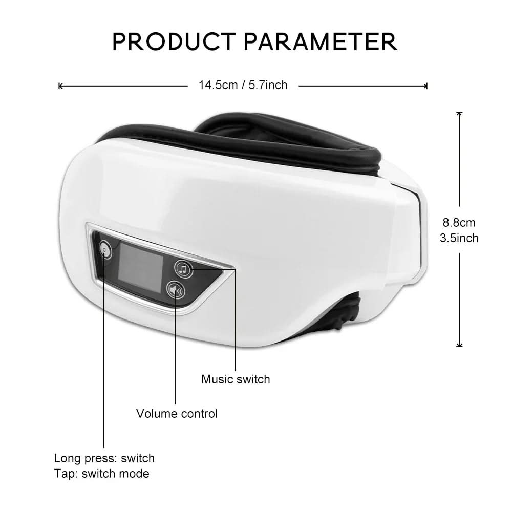 Lisslune | Eye massager with air pressure & heat function