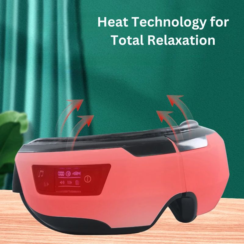 Lisslune | Portable Eye Massager with Soothing Heat, Vibration, and Bluetooth Music