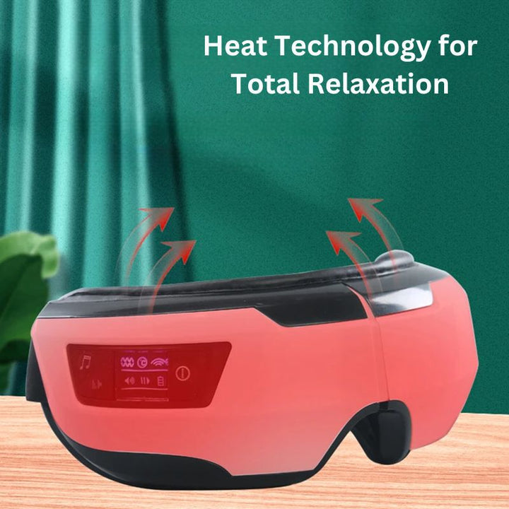 Lisslune | Portable Eye Massager with Soothing Heat, Vibration, and Bluetooth Music
