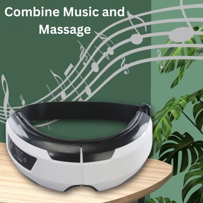 Lisslune | Portable Eye Massager with Soothing Heat, Vibration, and Bluetooth Music