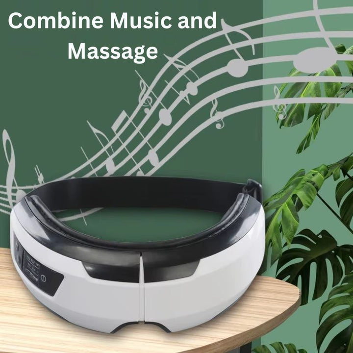 Lisslune | Portable Eye Massager with Soothing Heat, Vibration, and Bluetooth Music