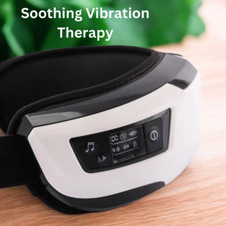 Lisslune | Portable Eye Massager with Soothing Heat, Vibration, and Bluetooth Music