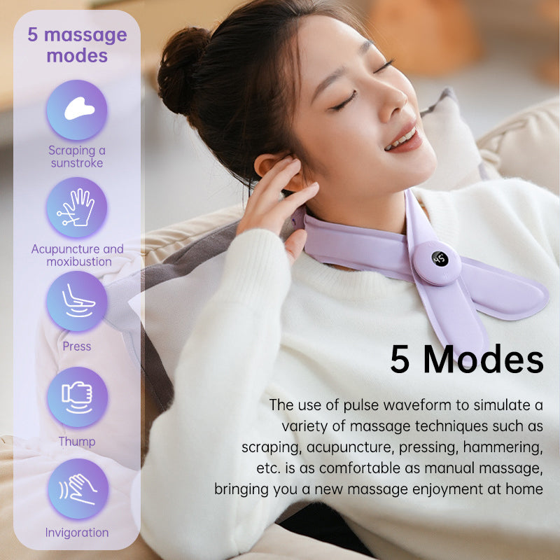 Lisslune | Neck massager with heat, alleviating, relaxing and rejuvenating – your relaxation partner for on the go