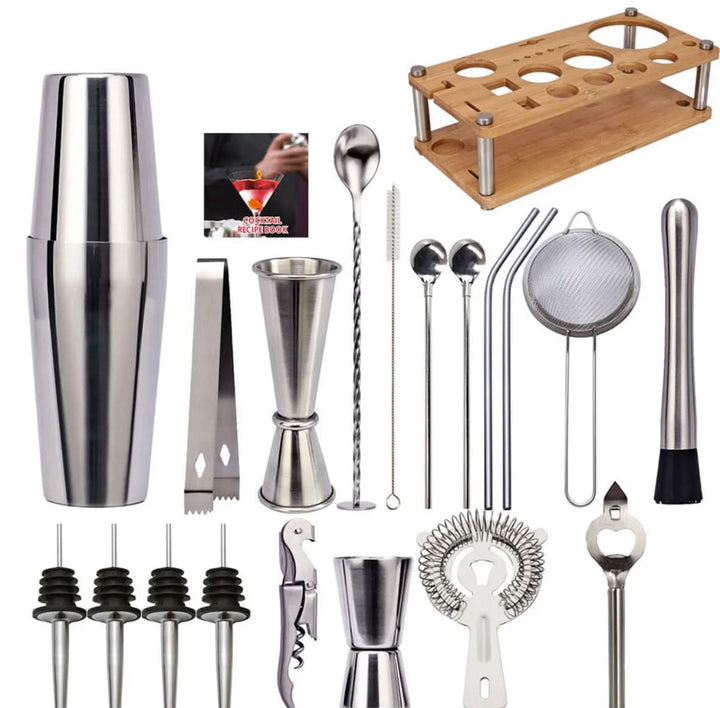 Lisslune | Professional 23-Piece Bartender Cocktail Shaker Set