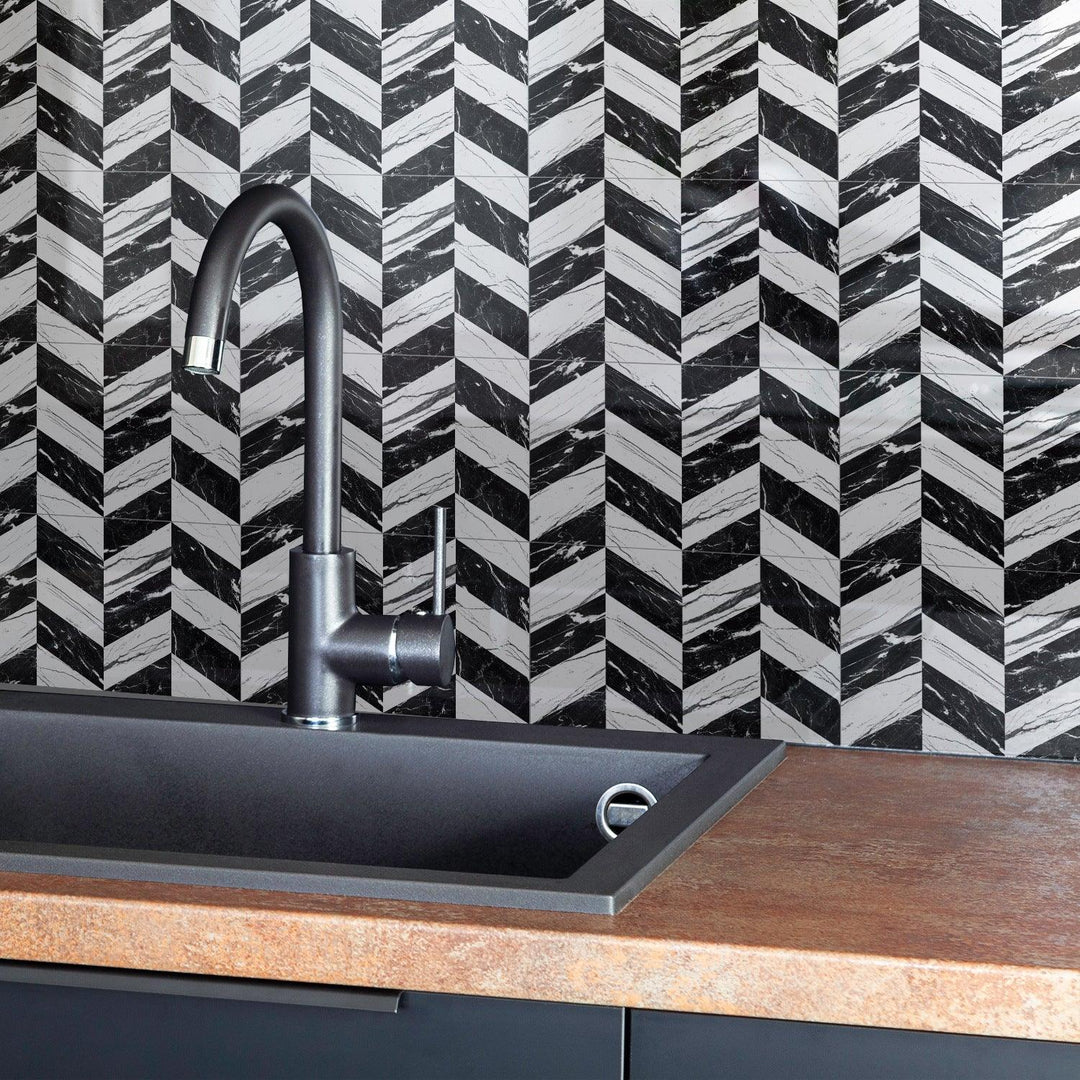 Lisslune | Modern steel wall stickers for kitchen transformation
