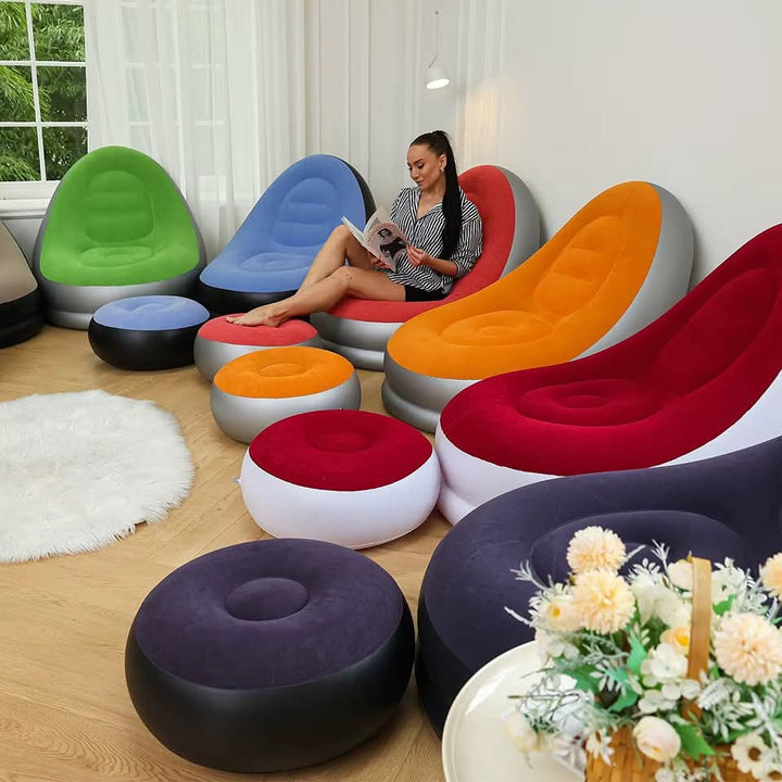 Lisslune | Fauler Sofa with Footrest