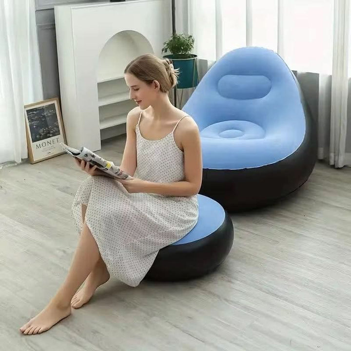Lisslune | Fauler Sofa with Footrest