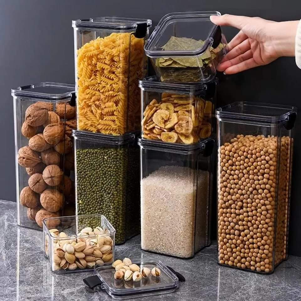 Lisslune | 8 pieces airtight storage containers