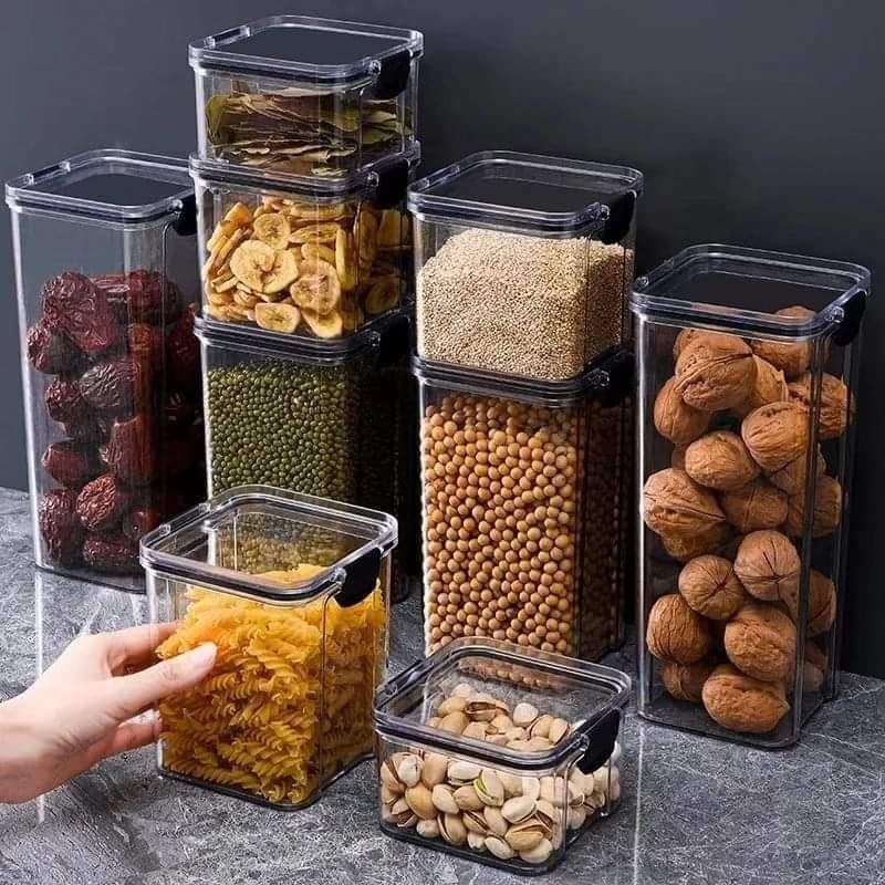 Lisslune | 8 pieces airtight storage containers