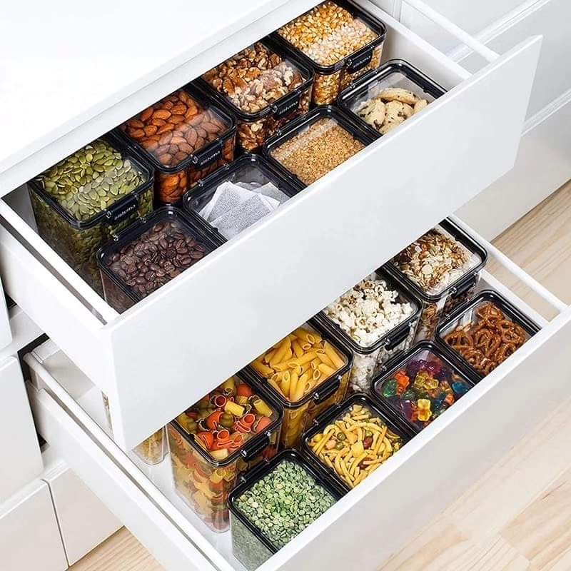Lisslune | 8 pieces airtight storage containers