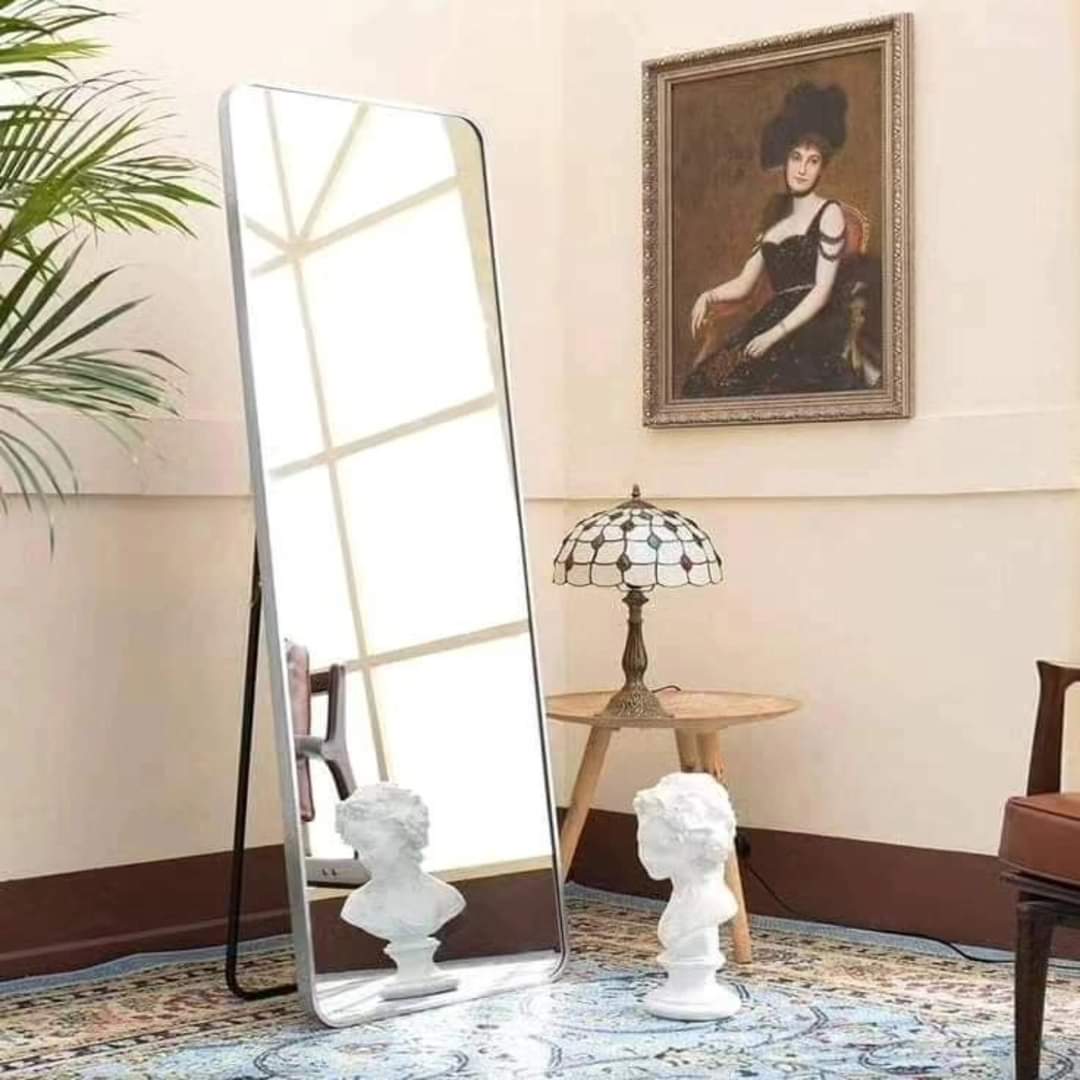 Lisslune | Unbreakable Full Body Mirror with Metallic Frame
