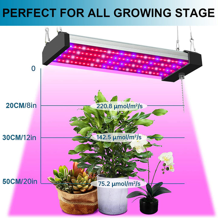 Lisslune | LED plant lamp with full spectrum lighting and pull switch for optimal plant growth