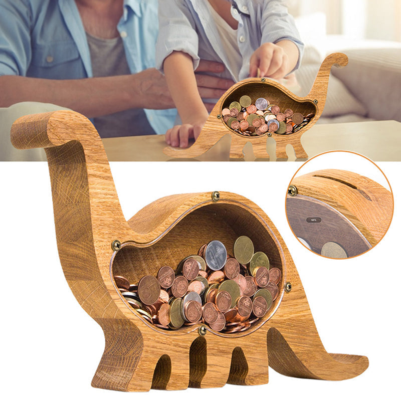 Lisslune | Wooden Animal Savings Bank
