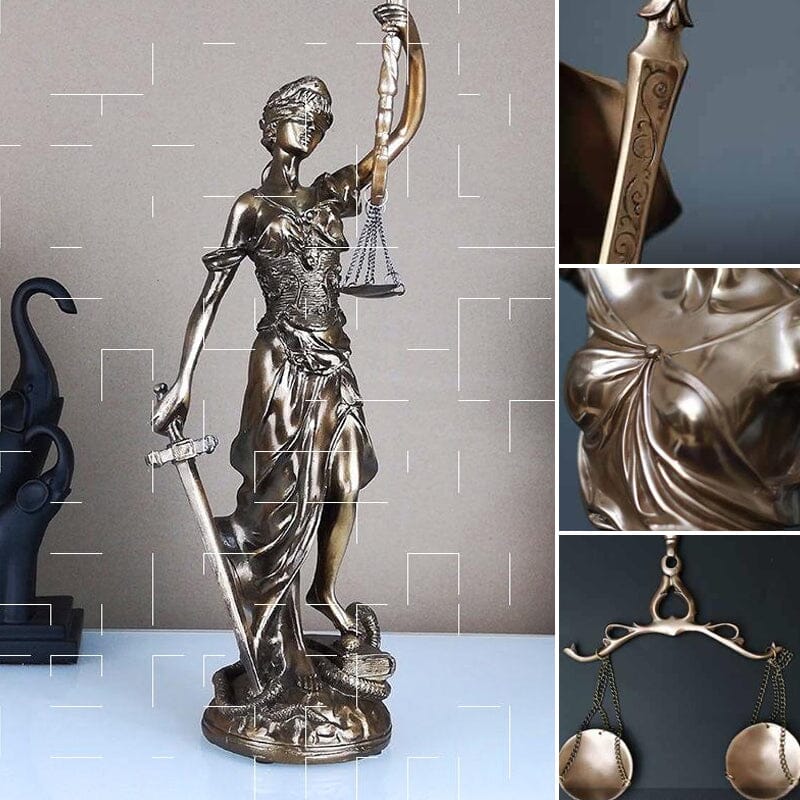 Lisslune | Decoration statue of the goddess of justice