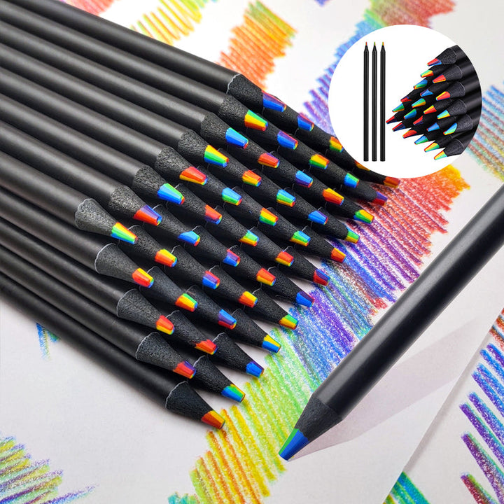 Lisslune | Fun Rainbow Gradient Colored Pencil