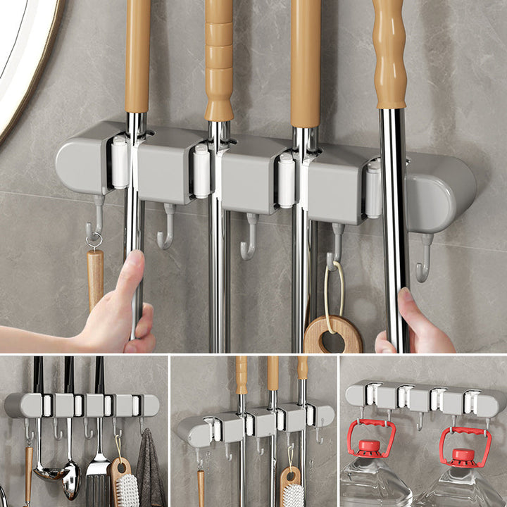 Lisslune | Multifunctional Mop Holder with Hooks
