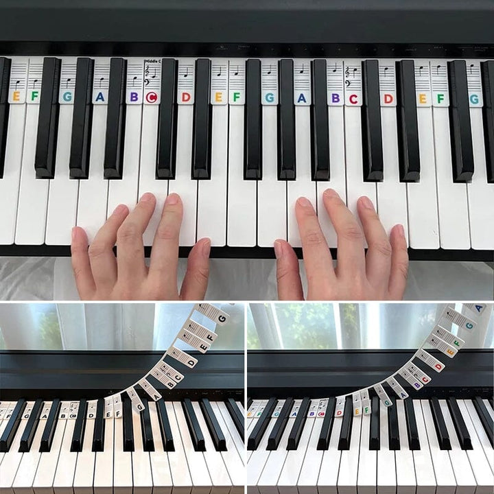 Lisslune | Removable Piano Keyboard Note Labels