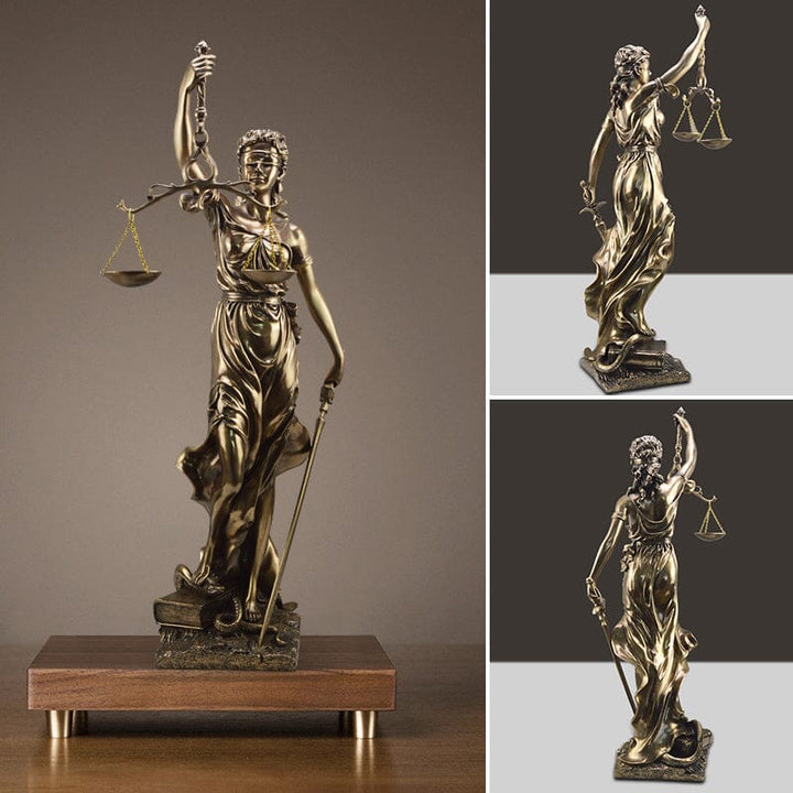 Lisslune | Decoration statue of the goddess of justice