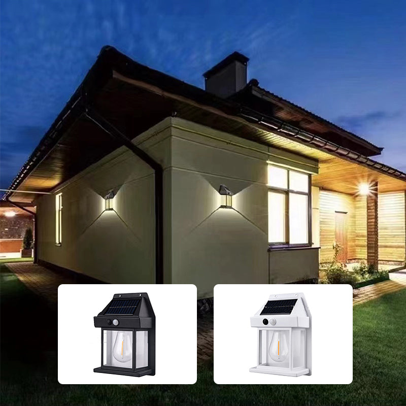 Lisslune | Solar Wolfram Wall Light for Outdoor Use