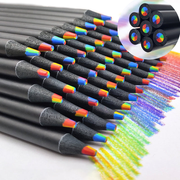 Lisslune | Fun Rainbow Gradient Colored Pencil