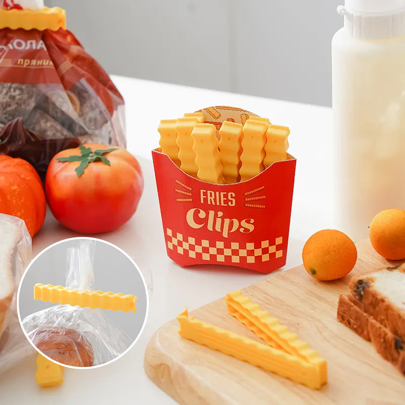 Lisslune | Funny Magnetic French Fry Food Clips