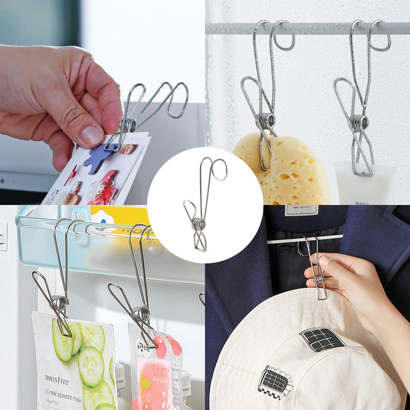 Lisslune | Hook wire clip made of stainless steel (10 pieces)