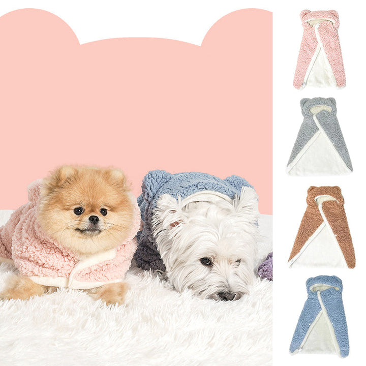 Lisslune | Pet Bathrobe Blanket