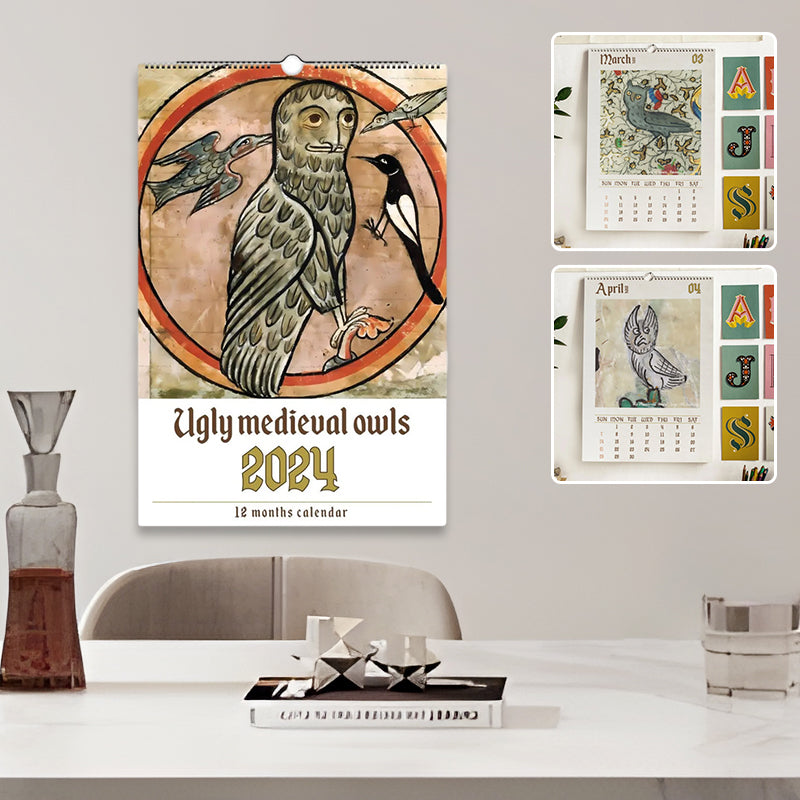 Lisslune | Medieval Owl Calendar