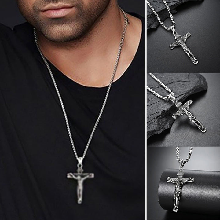 Lisslune | Titanium Steel Cross Pendant Necklace