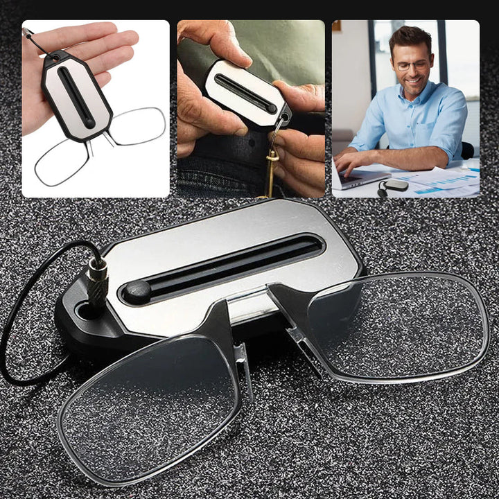 Lisslune | Nose clip reading glasses